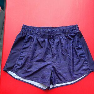 Diadora athletic short purple women's waist 15.5"
